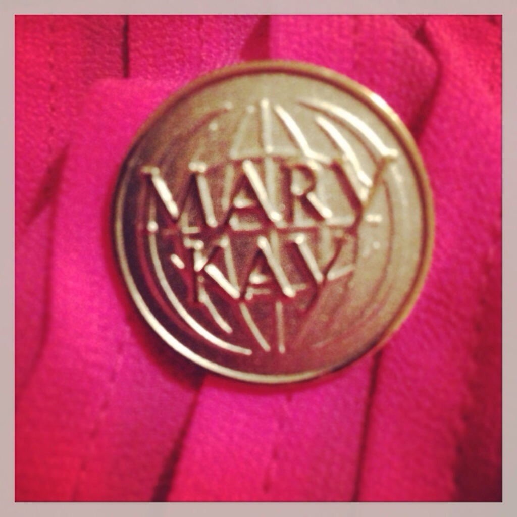 Sara at Mary Kay pin